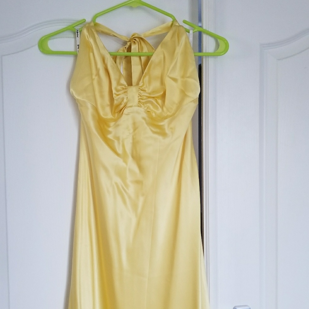 **SOLD** Vintage Betsey Johnson Silk Halter Dress